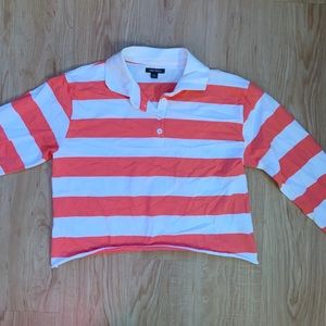 Striped collared long sleeve